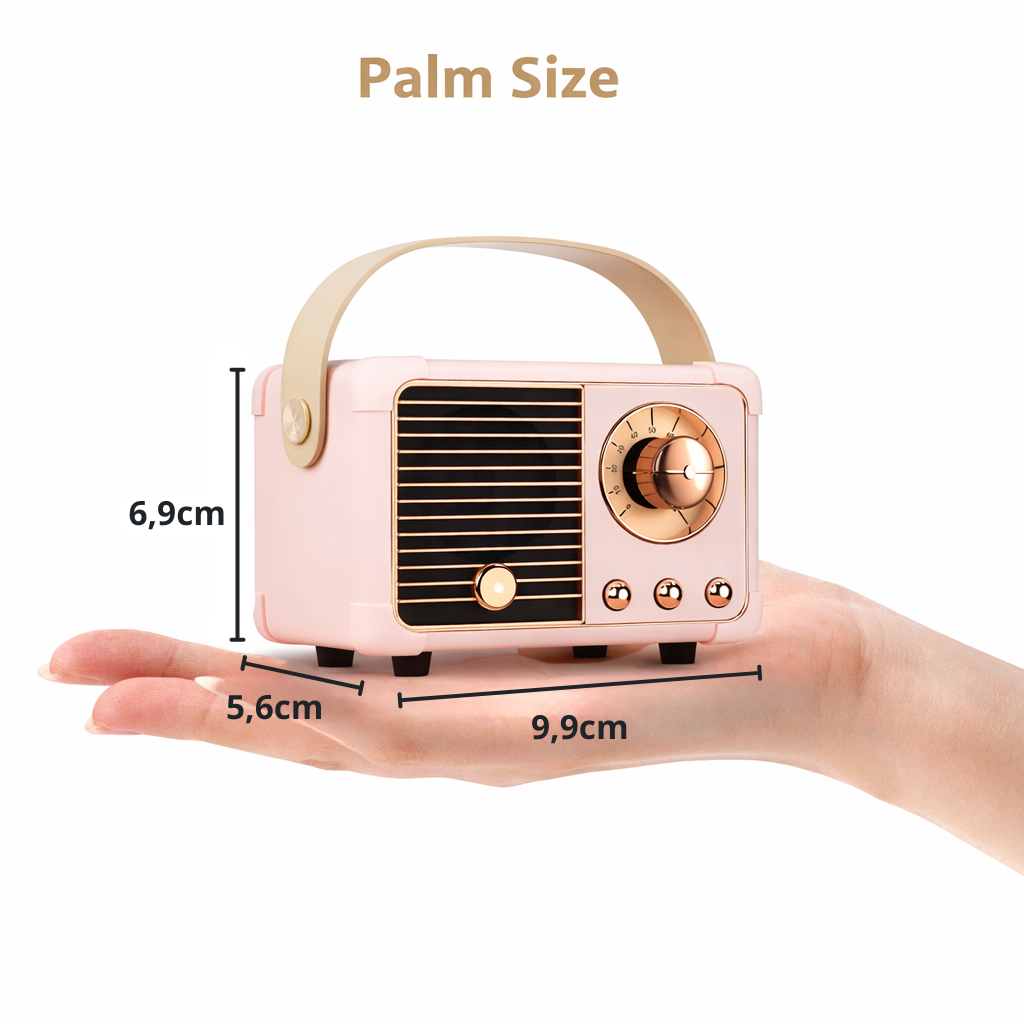 Novendi Retro Bluetooth Lautsprecher Sophie