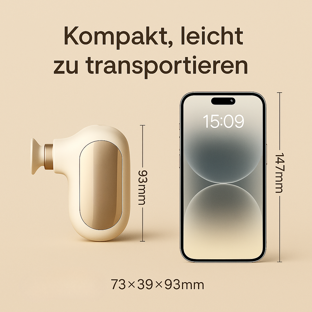 Novendi Tragbares Massagegerät Zoey