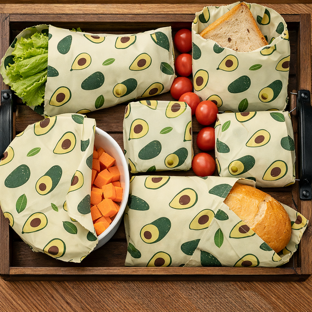 Novendi Bienenwachstuchrolle