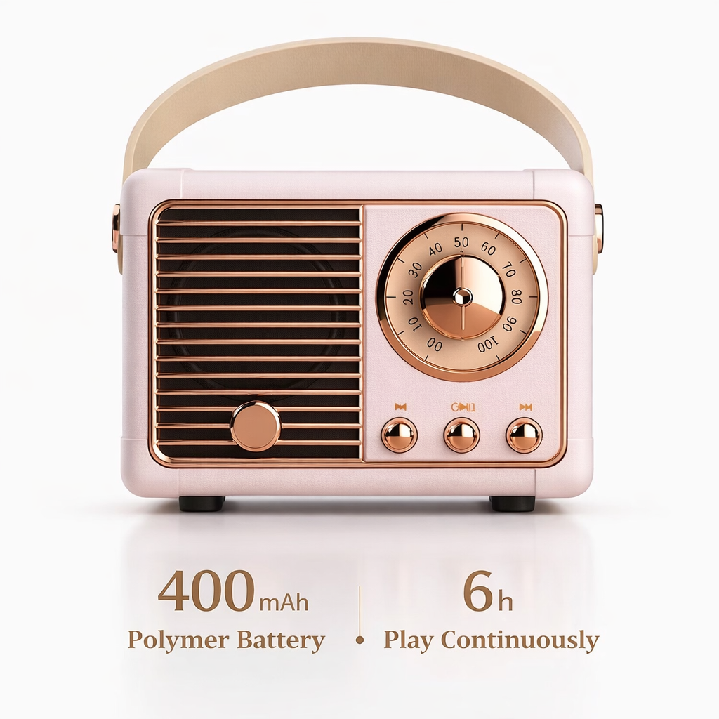 Novendi Retro Bluetooth Lautsprecher Sophie