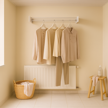 Novendi Faltbares Wand-Wäschetrockner Mila