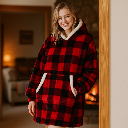 Novendi Decke Hoodie Cuddle