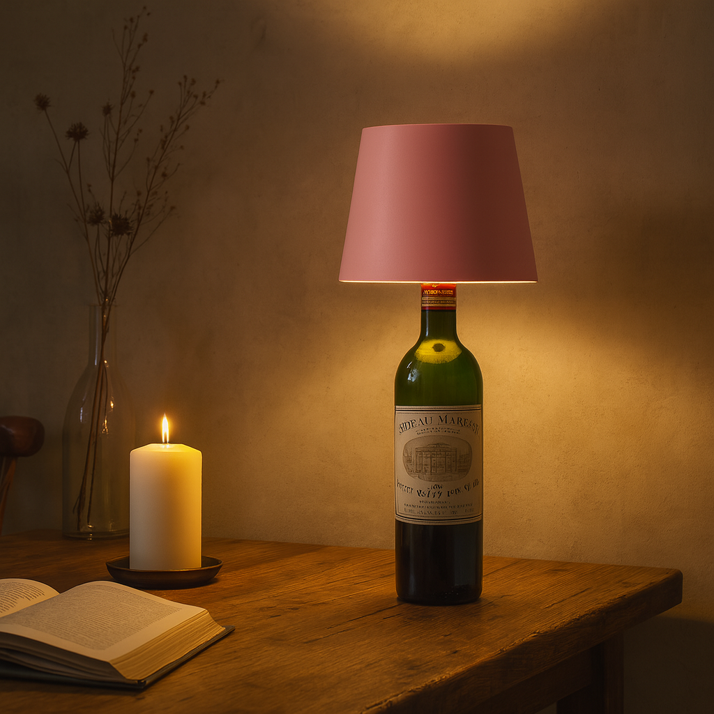 Novendi Flasche Lampe Felix
