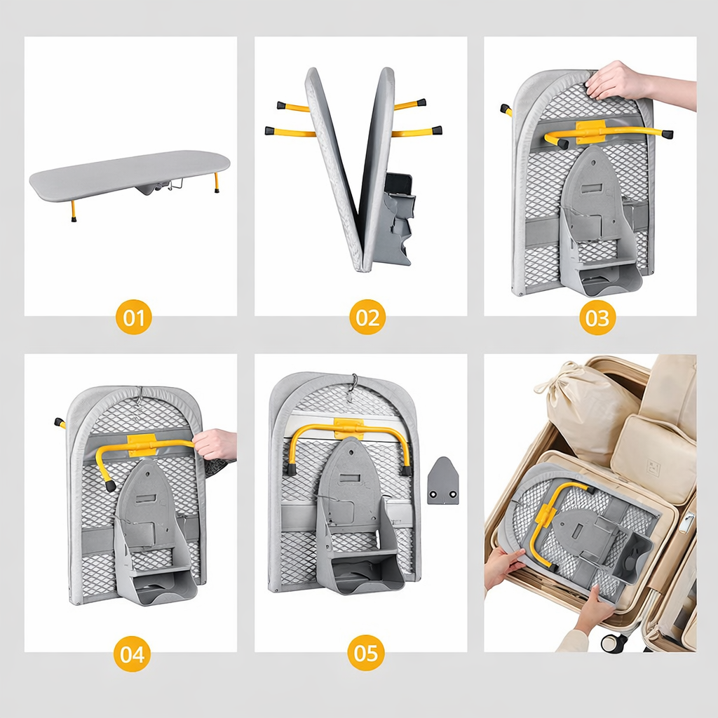 Novendi Faltbares Bügelbrett Fons