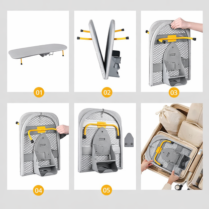 Novendi Faltbares Bügelbrett Fons