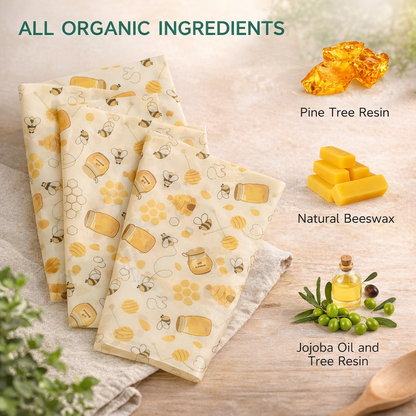 Novendi Bienenwachstuchrolle