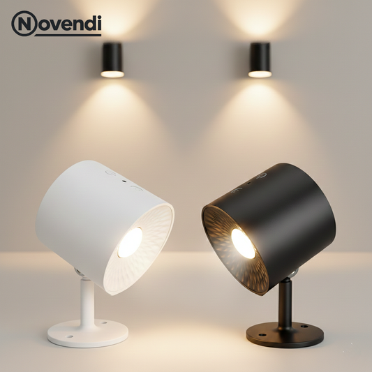 Novendi Kabellose LED-Wandleuchte Fedor