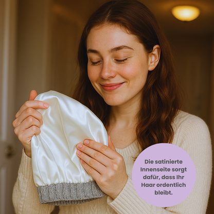 Novendi Beanie mit Satin-Innenfutter Evi