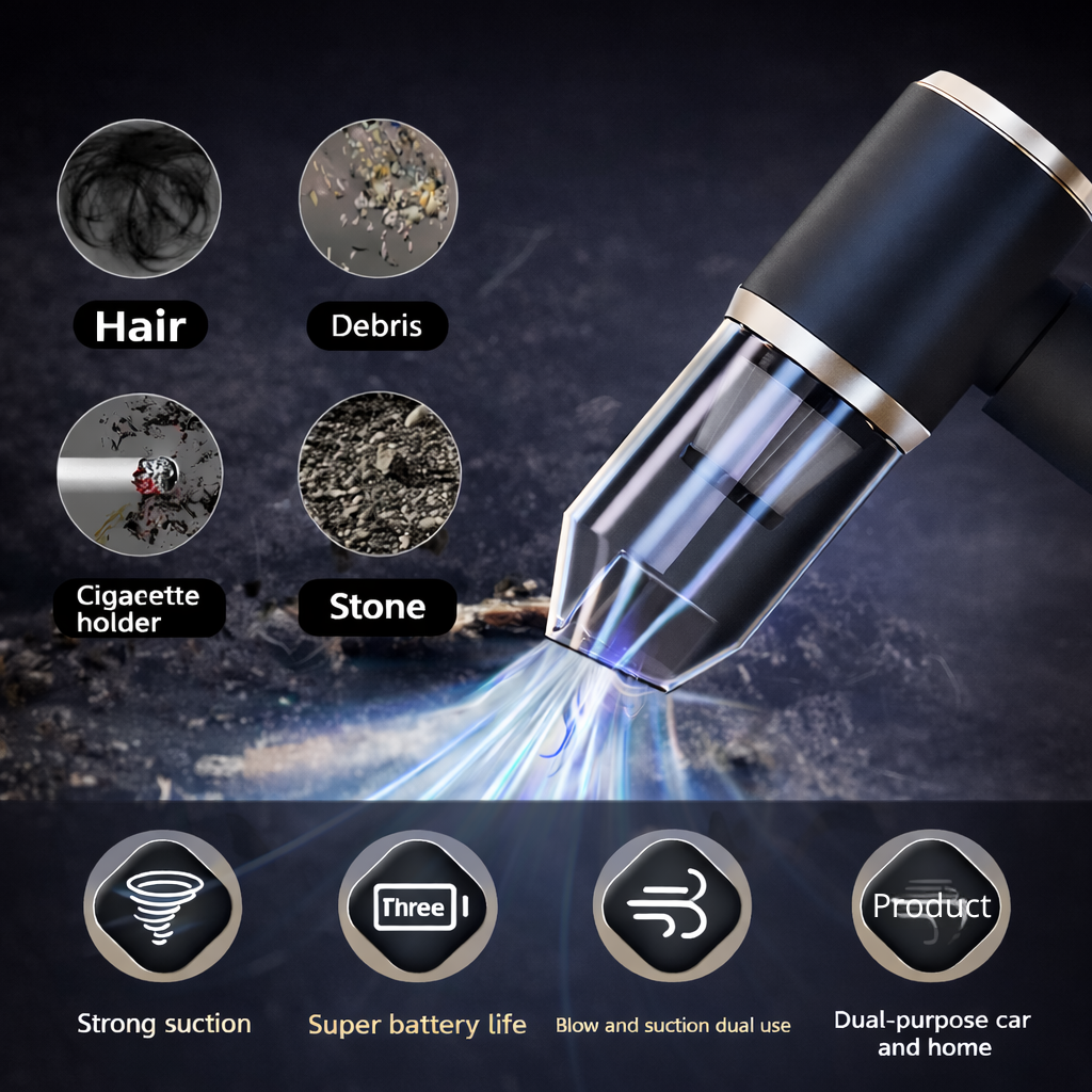 Novendi Leistungsstarker tragbarer Staubsauger Sepp