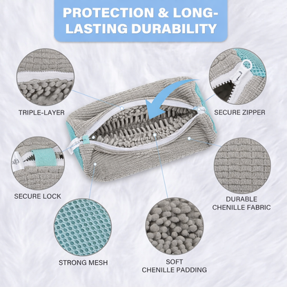 Novendi Schuhwaschbeutel Gido