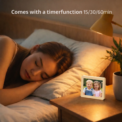 Novendi Magnetischer Fotorahmen mit Bluetooth-Lautsprecher Vik