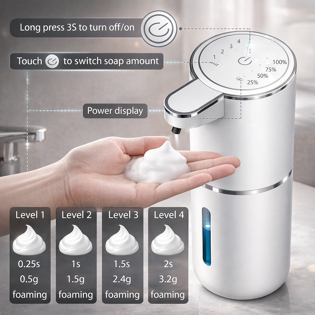 Novendi Automatischer Seifenspender Finn