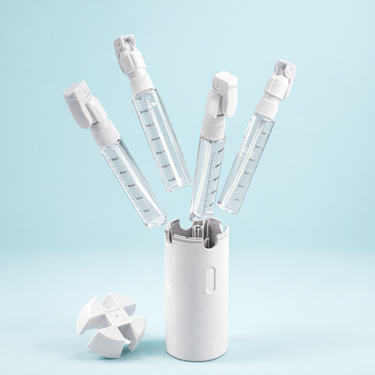 Novendi 4-in-1-Reisedispenser Ilse