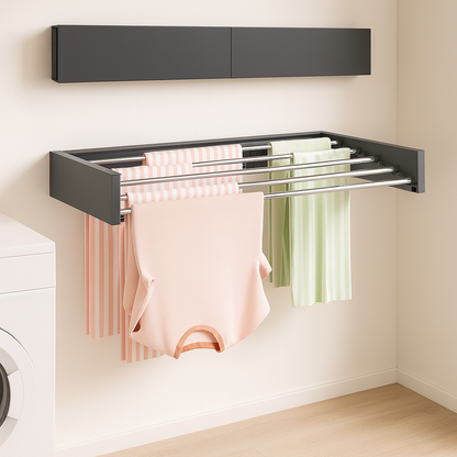 Novendi Faltbares Wand-Wäschetrockner Mila