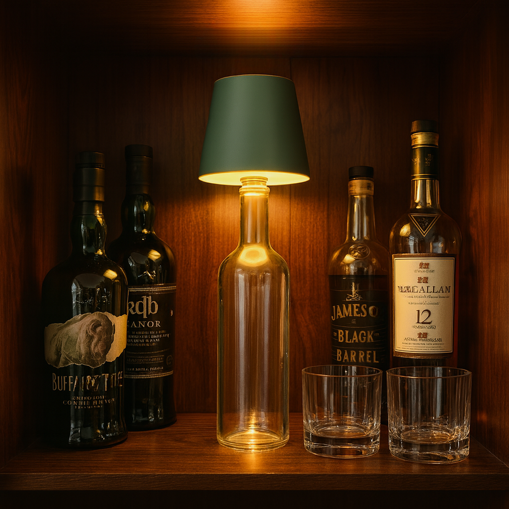 Novendi Flasche Lampe Felix