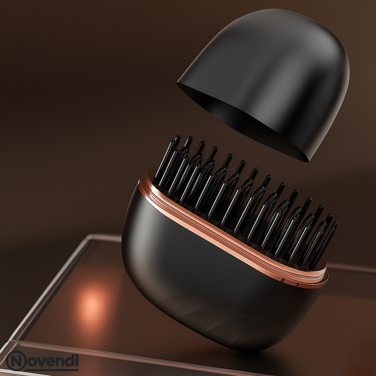 Novendi Kompakter kabelloser Haarglätter Kyra