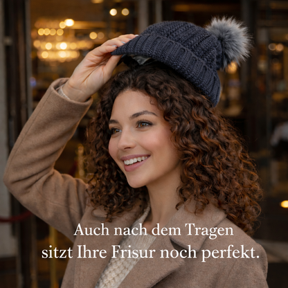 Novendi Beanie mit Satin-Innenfutter Evi