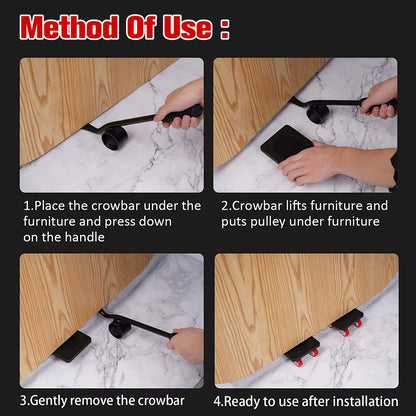 Novendi Möbeltransport-Set Oskar